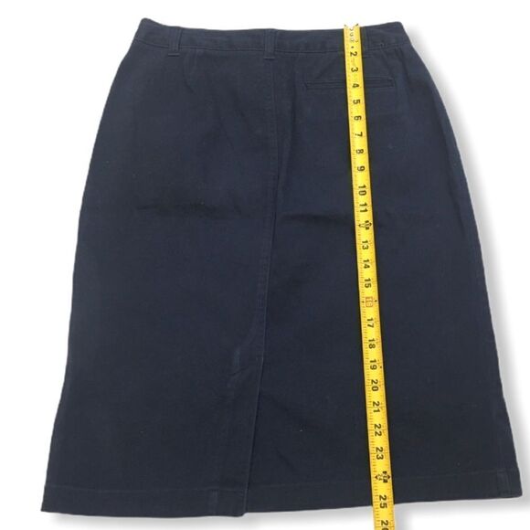 Lands’ End Navy Blue Pencil Skirt - Picture 5 of 6
